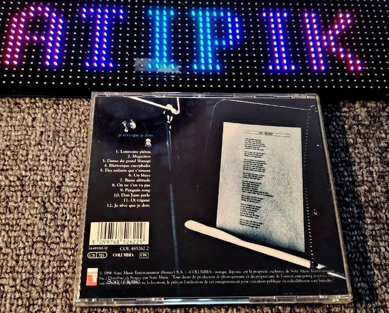 🎭 Philippe Léotard - I Dream That I Sleep - Rare Columbia CD 1996 🌙 – photo 2